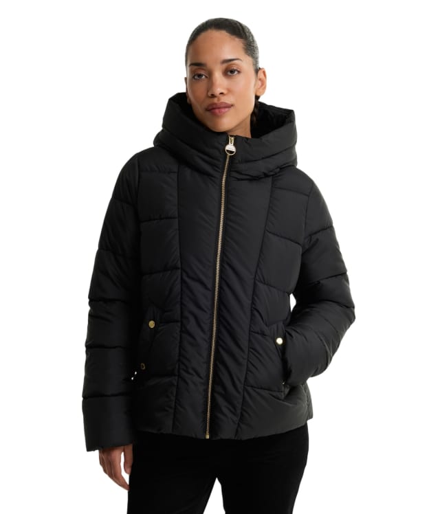 Women's Barbour International Brantley Puffer Jacket - Black