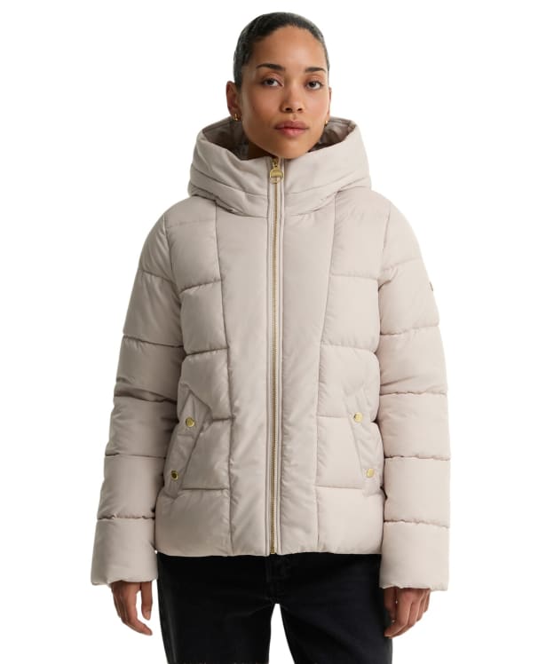 Women's Barbour International Brantley Puffer Jacket - Moonbeam
