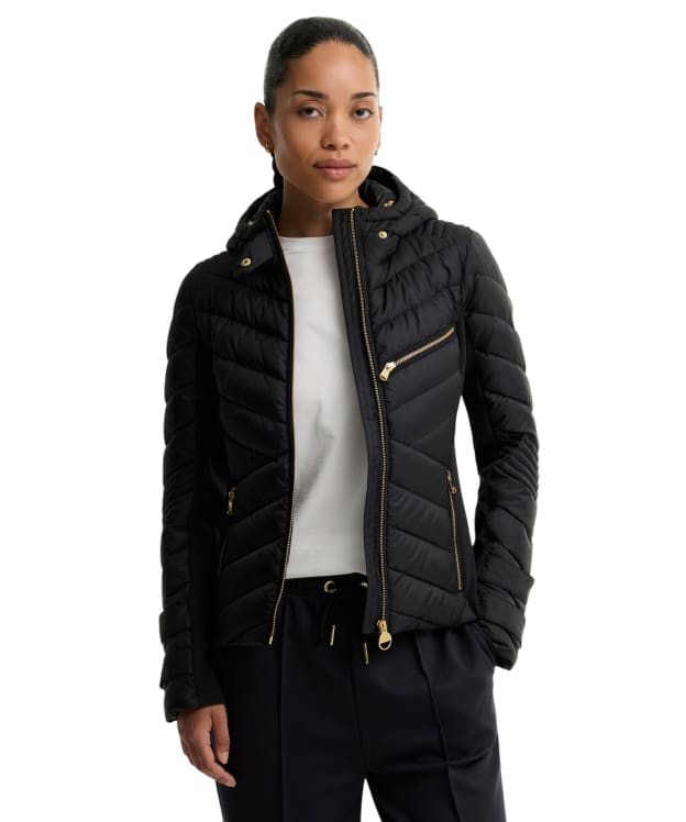 Women's Barbour International Salengro Quilted Jacket - Black