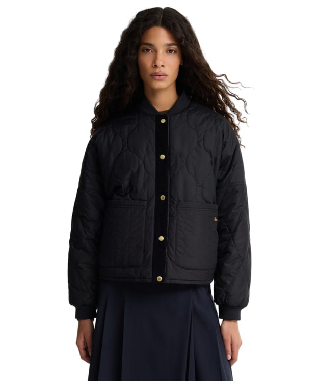 Women’s Barbour Ravenshill Reversible Quilted Jacket - Black / Shadow Classic