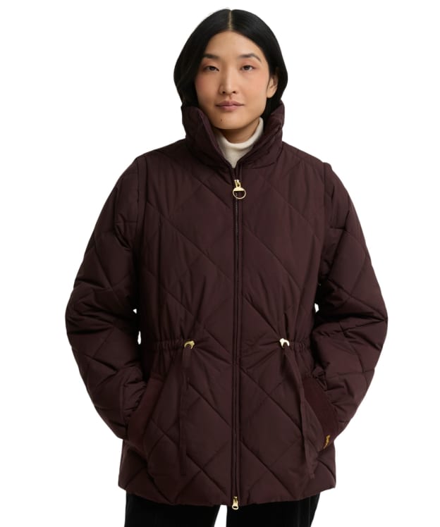Women's Barbour Tanfield Puffer Jacket - Fig / Muted