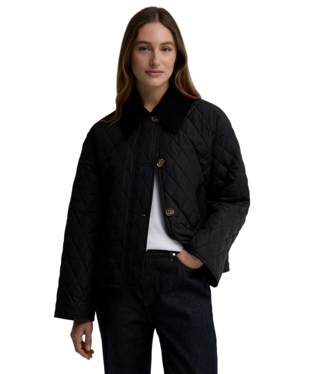 Women's Barbour Moira Quilted Jacket - Black / Shadow Classic