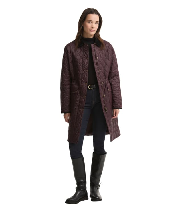 Women's Barbour Rosamund Quilted Jacket - Fig / Muted