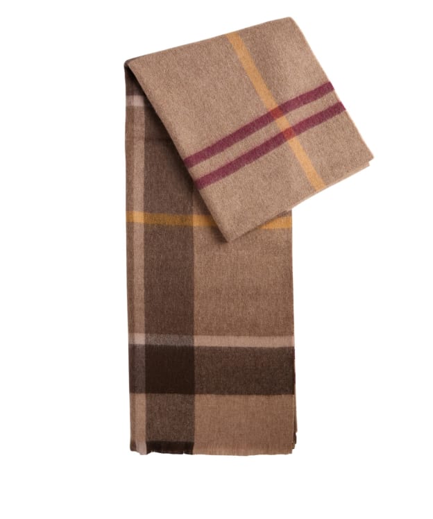 Women's Barbour Rosefield Tartan Scarf - Muted Tartan