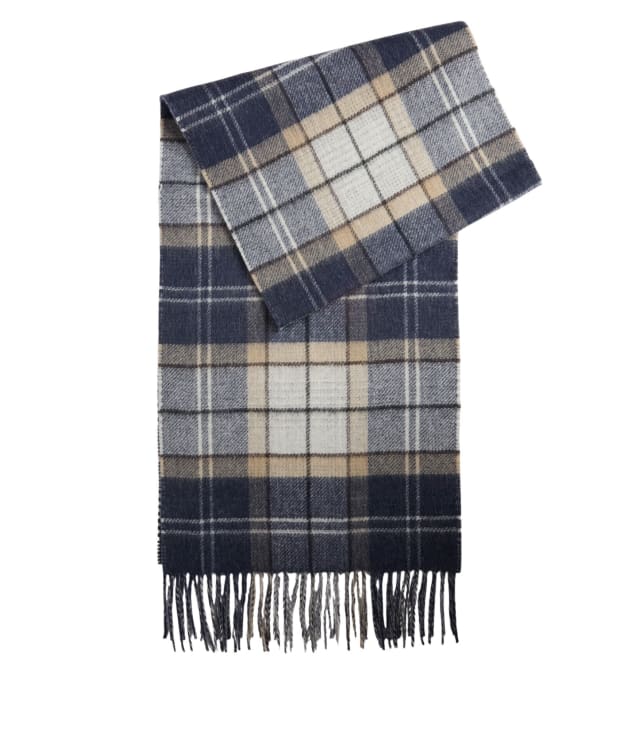 Women's Barbour Taryn Reversible Scarf - Light Birchwood Dress Tartan