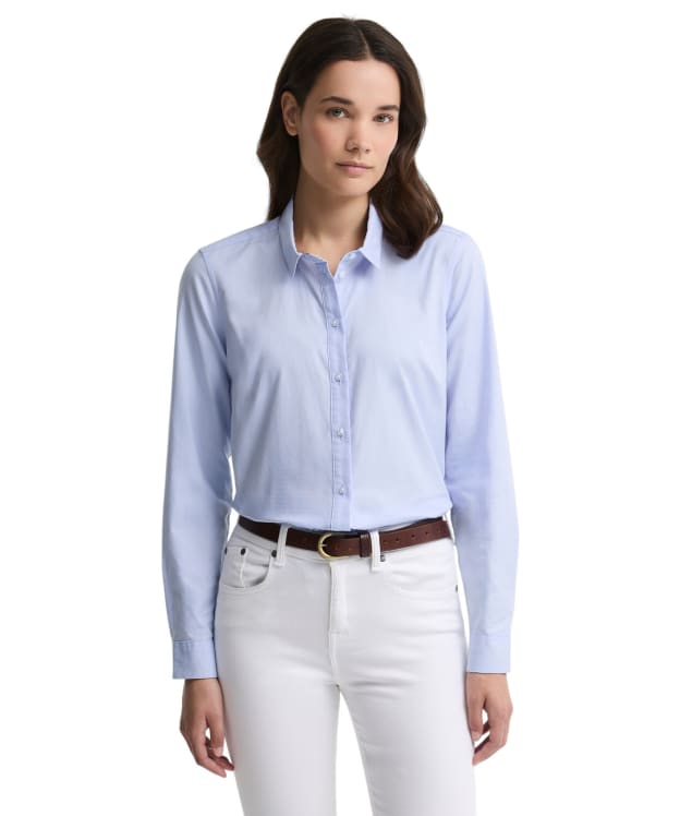 Women's Barbour Derwent Shirt - Pale Blue / Light Muted Tartan