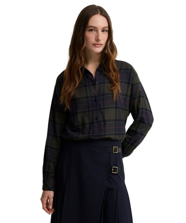 Women's Barbour Elishaw Shirt - Shadow Classic Tartan