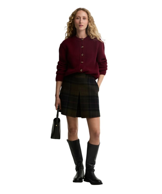 Women's Barbour Marlow Mini Skirt - Shadow Classic Tartan