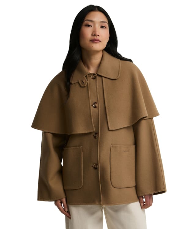Women's Barbour Aggy Wool Coat - Warm Trench