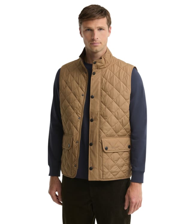 Men's Barbour New Lowerdale Quilted Gilet - Sandstone