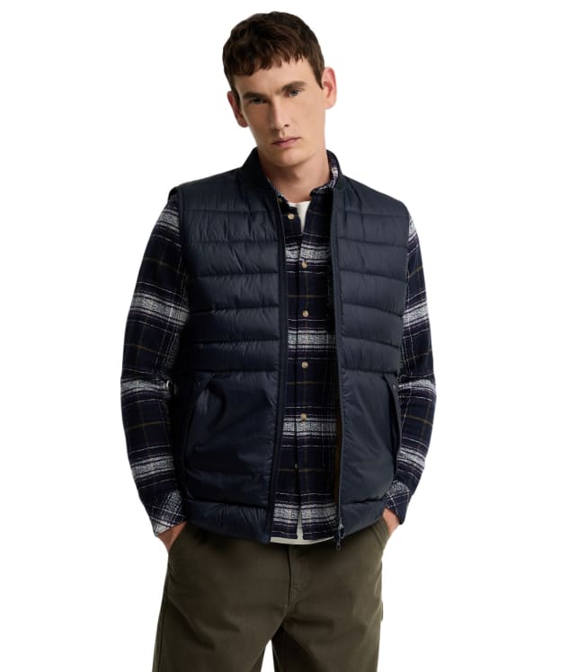 Men's Barbour Re-Engineered Hadden Quilted Gilet - Dark Navy
