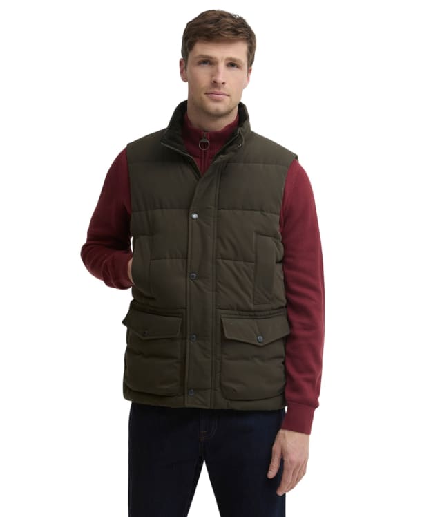 Men's Barbour Lonnen Gilet - Dark Sage