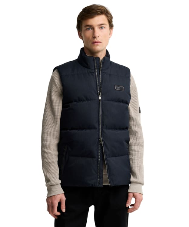 Men's Barbour International Tour Puffer Gilet - Dark Navy