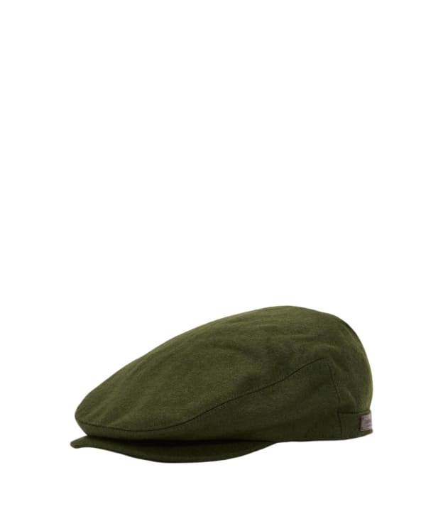 Men's Barbour Redshore Flat Cap - Forest Green