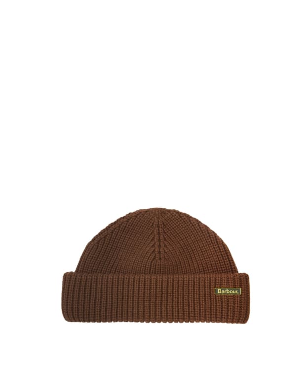 Men's Barbour Mosely Beanie Hat - Soil