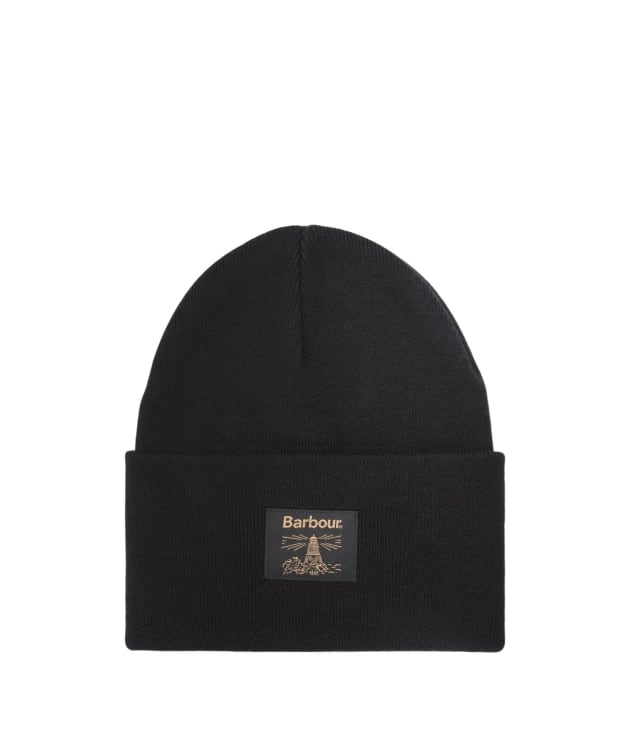 Men's Barbour Harton Beanie Hat - Black