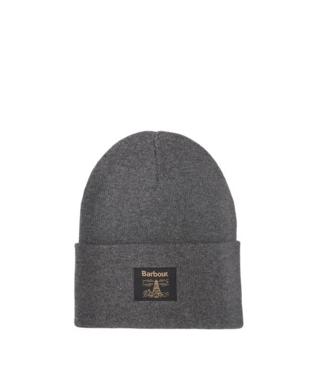 Men's Barbour Harton Beanie Hat - Charcoal