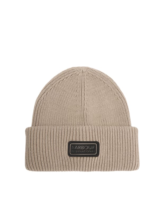 Men's Barbour International Craywell Beanie Hat - Concrete
