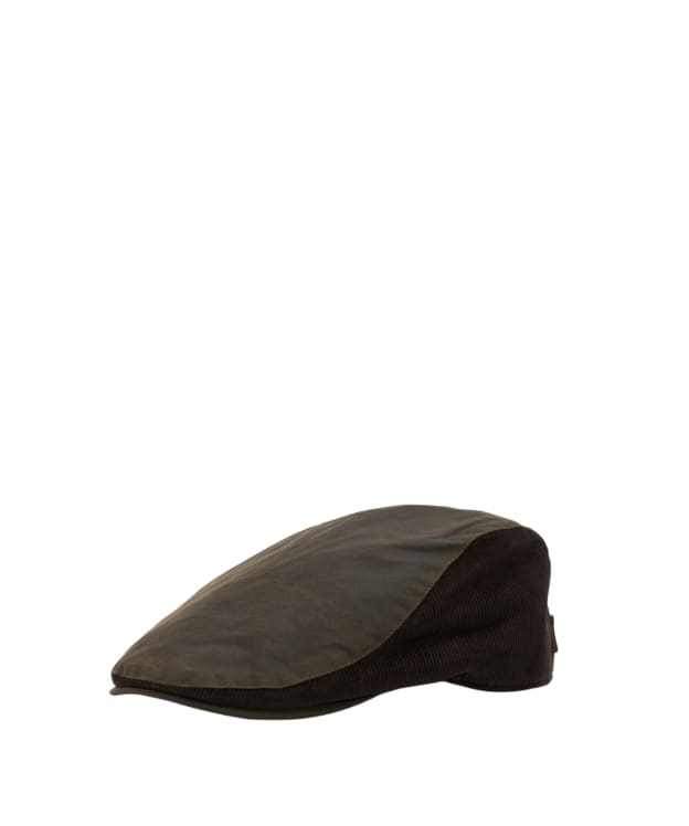 Men's Barbour Ashby Flat Cap - Olive
