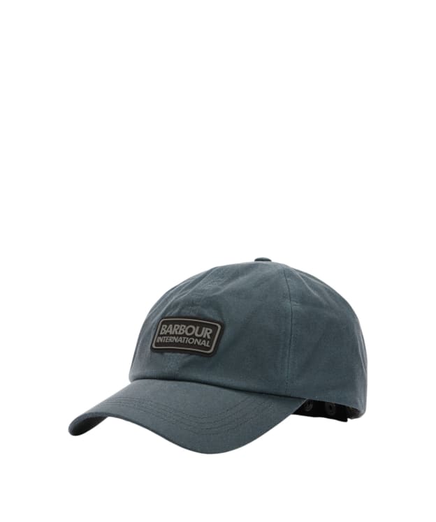 Men's Barbour International Tourer Duke Waxed Cap - Dark Slate