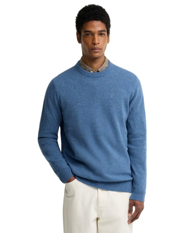 Men's Barbour Tisbury Crew Neck Sweater - Tarn Blue