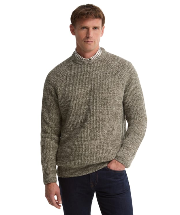Men's Barbour Horseford Crew Neck Sweater - Shadow Green
