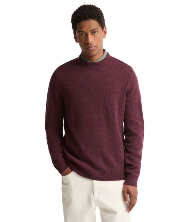 Men's Barbour Holden Crew Neck Sweater - Ruby Marl