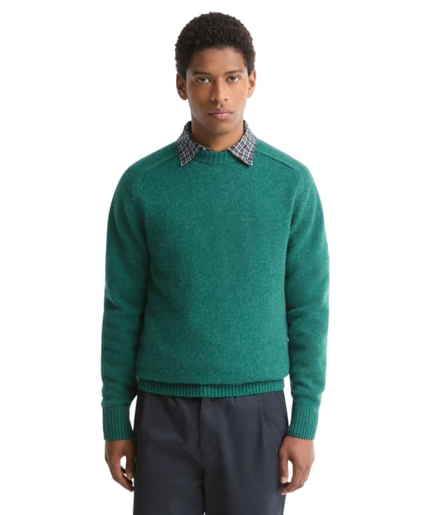 Men's Barbour Newtown Crew Neck Sweater - Green