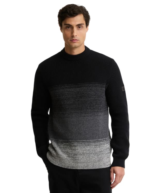 Men's Barbour International Raynes Crew Neck Jumper - Black
