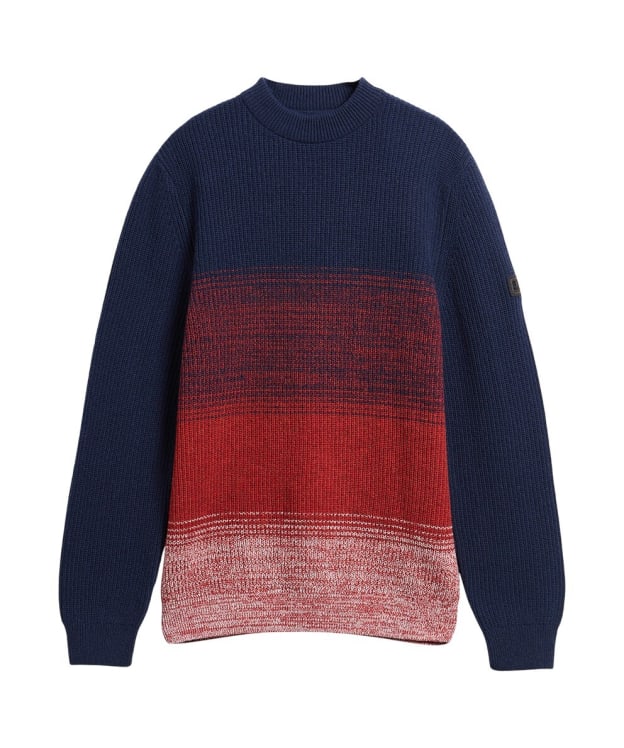 Men's Barbour International Raynes Crew Neck Jumper - Fire Whirl
