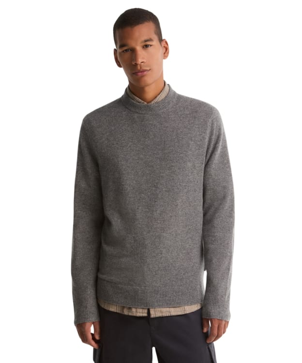 Men's Barbour Pure Cashmere Sweater - Pewter