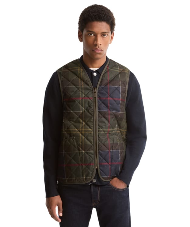 Men's Barbour Icons Tartan Quilted Liner - Classic Tartan