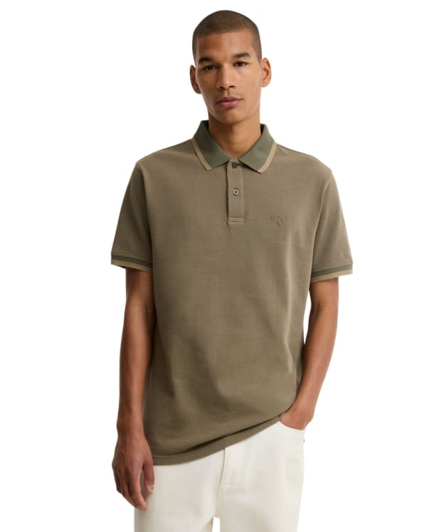 Men's Barbour Barnard Polo - Dusty Olive