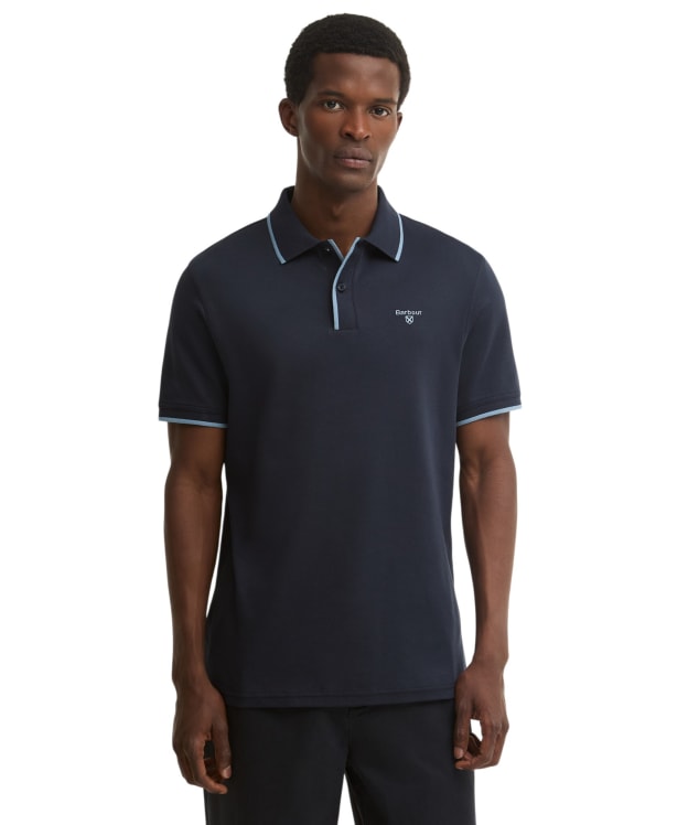 Men's Barbour Callock Tailored Polo Shirt - Navy