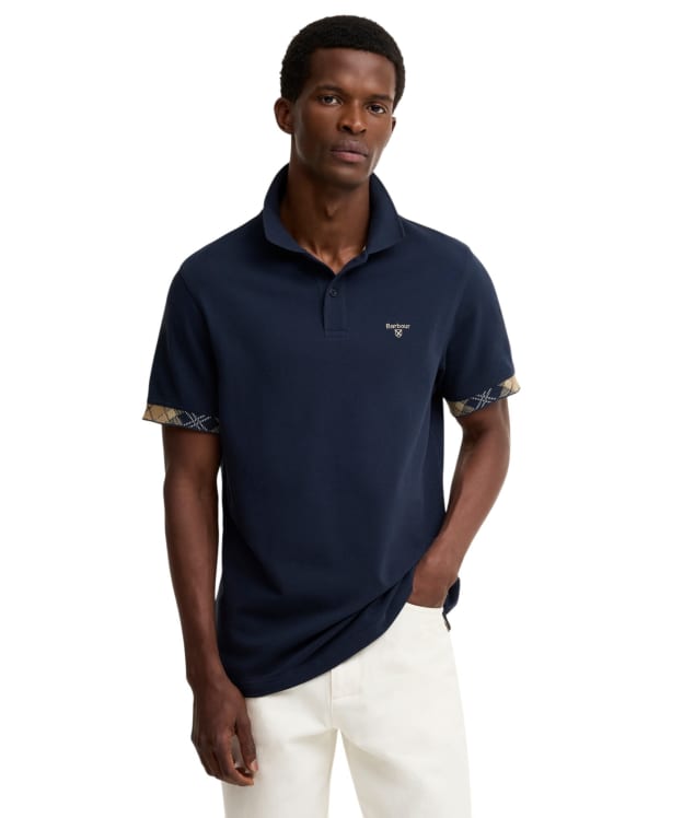 Men's Barbour Stanford Tailored Polo Shirt - Navy