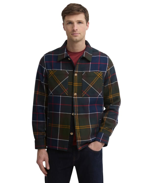 Men's Barbour Oversized Tartan Overshirt - Classic Tartan
