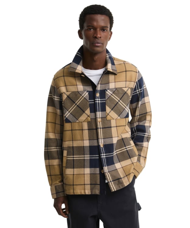 Men's Barbour Oversized Tartan Overshirt - Birchwood Dress Tartan
