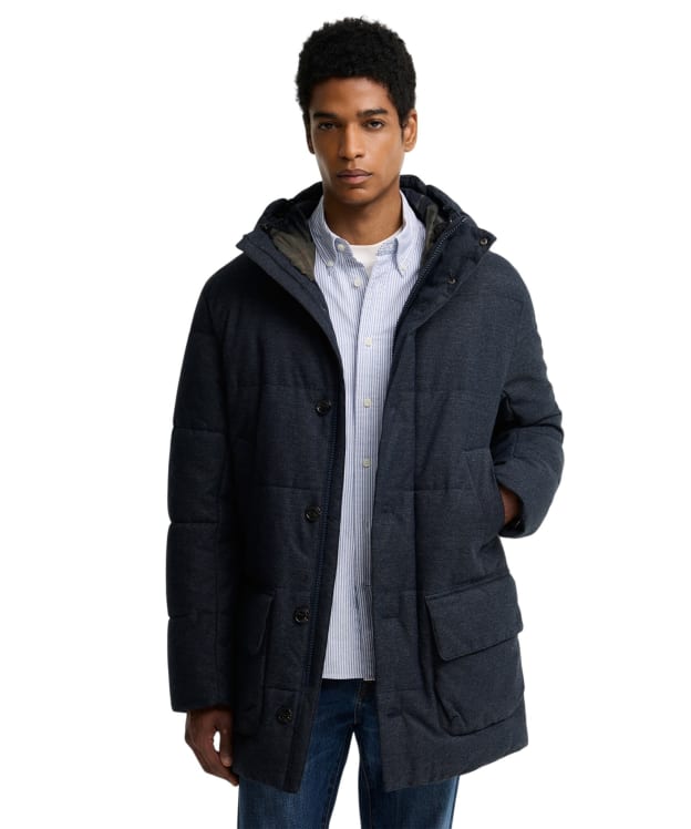 Men's Barbour Winter Bedale Puffer Jacket - Dark Navy