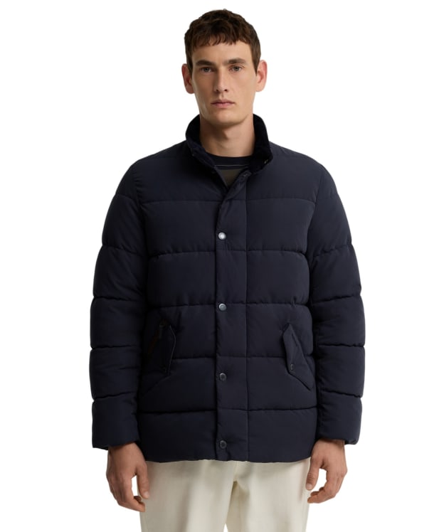 Men's Barbour Powell Puffer Jacket - Dark Navy