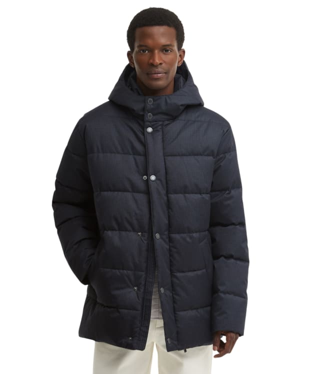 Men's Barbour Emble Puffer Jacket - Dark Navy