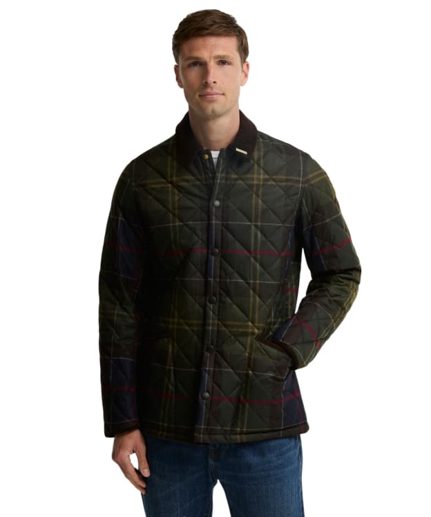 Men's Barbour Icons Tartan Heritage Liddesdale Quilted Jacket - Classic Tartan