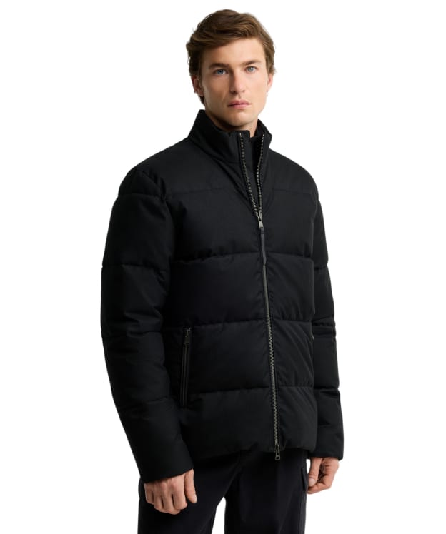 Men's Barbour International Tour Puffer Jacket - Black