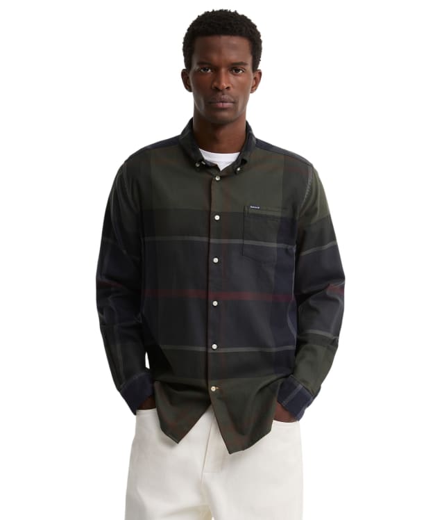 Men’s Barbour Dunoon Tailored Shirt - Shadow Classic Tartan