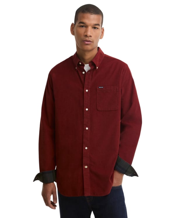Men’s Barbour Ramsey Tailored Shirt - Russet