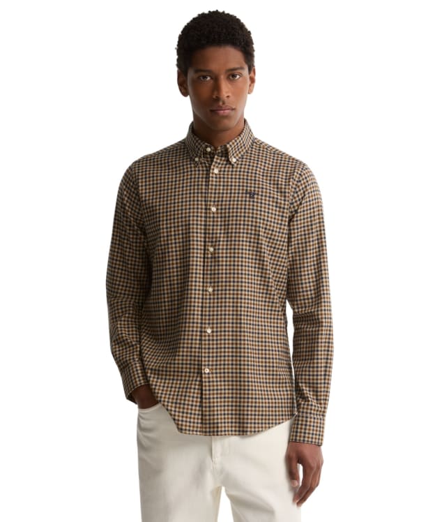 Men's Barbour Finkle Tailored Shirt - Dark Sand