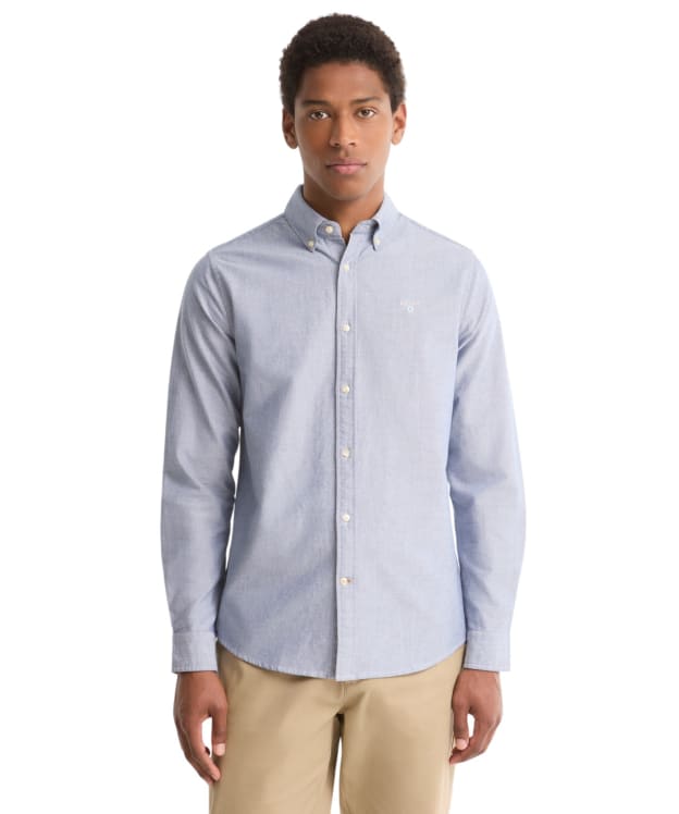 Men's Barbour Oxtown Tailored Shirt - Deep Blue