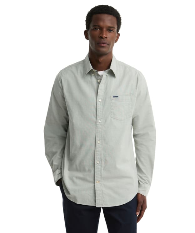 Men's Barbour Marsden Tailored Oxford Shirt - Agave Green