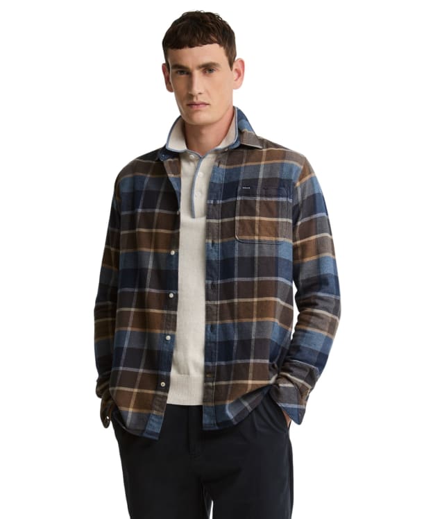 Men's Barbour Copswell Relaxed Checked Shirt - Dark Sand