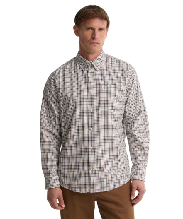 Men's Barbour Farmtown Regular Fit Checked Shirt - Navy