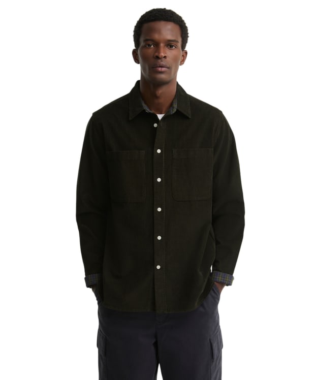 Men's Barbour Authentic Cord Shirt - Sage